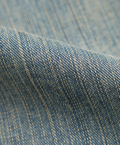 ルーズフィット レトロブルー ダメージ加工 デニムパンツ NZK6234【MASONPRINCE】【2025SS】