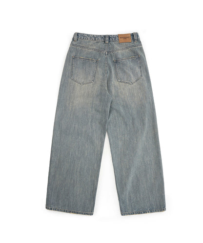 ルーズフィット レトロブルー デニムパンツ NZK6235【MASONPRINCE】【2025SS】