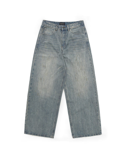 ルーズフィット レトロブルー デニムパンツ NZK6235【MASONPRINCE】【2025SS】