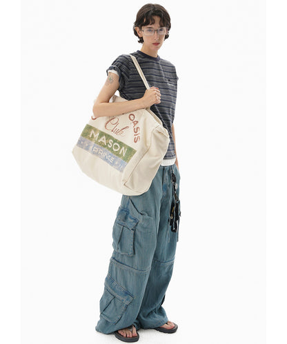 【自社サイト限定】ルーズフィット 2way カーゴデニムパンツ NZK6236【MASONPRINCE】【2025SS】