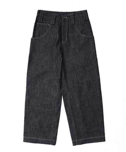 ルーズフィット インディゴ バギーデニムパンツ NZK6239【MASONPRINCE】【2025SS】