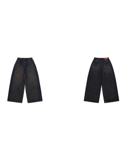 ルーズフィット オーバーダイ デニムパンツ NZK6245【MASONPRINCE】【2025AW】