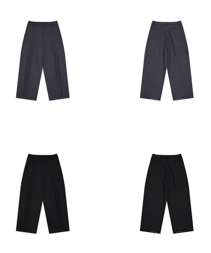 ルーズフィット 1タック ハイウエスト スラックス SK2114【MASONPRINCE】【2025AW】