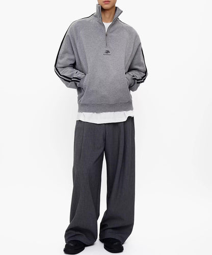 ルーズフィット 1タック ハイウエスト スラックス SK2114【MASONPRINCE】【2025AW】