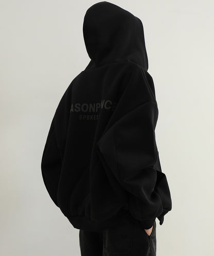 【SALE 30%OFF_特別価格適用※カートに入れるとセール価格が適用されます※】オーバーサイズ ハイネック バックプリント パーカー WY6414【MASONPRINCE】【2025SS】