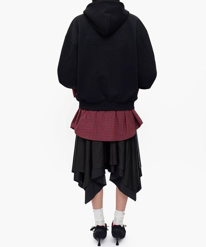 オーバーサイズ レイヤードデザイン ZIPパーカー WY6433【MASONPRINCE】【2025AW】
