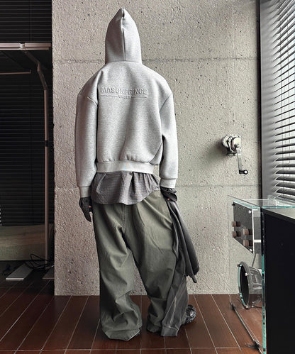 オーバーサイズ レイヤードデザイン ZIPパーカー WY6433【MASONPRINCE】【2025AW】
