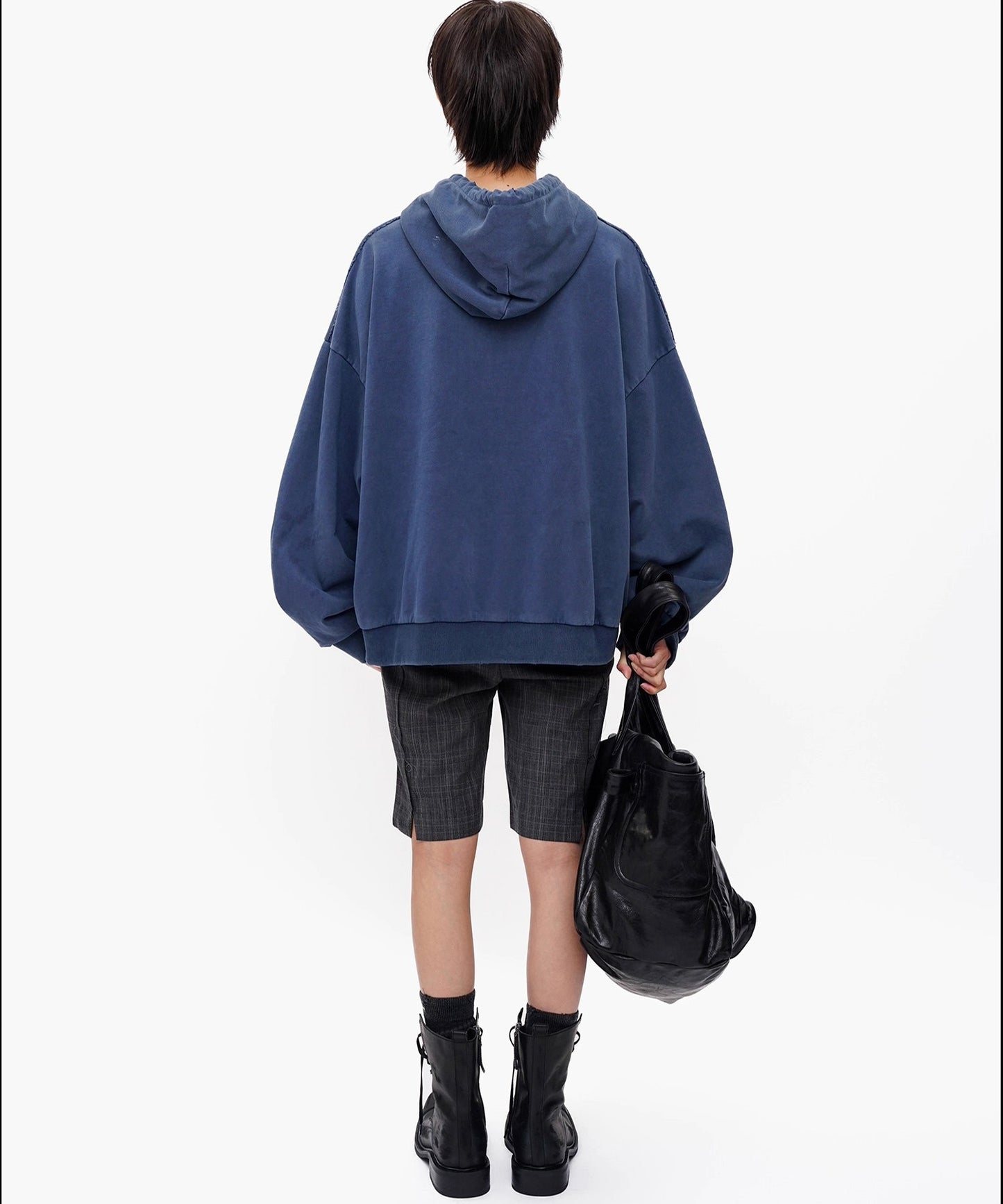オーバーサイズ ウォッシュ加工 ダブルZIP パーカー WY6439【MASONPRINCE】【2025AW】