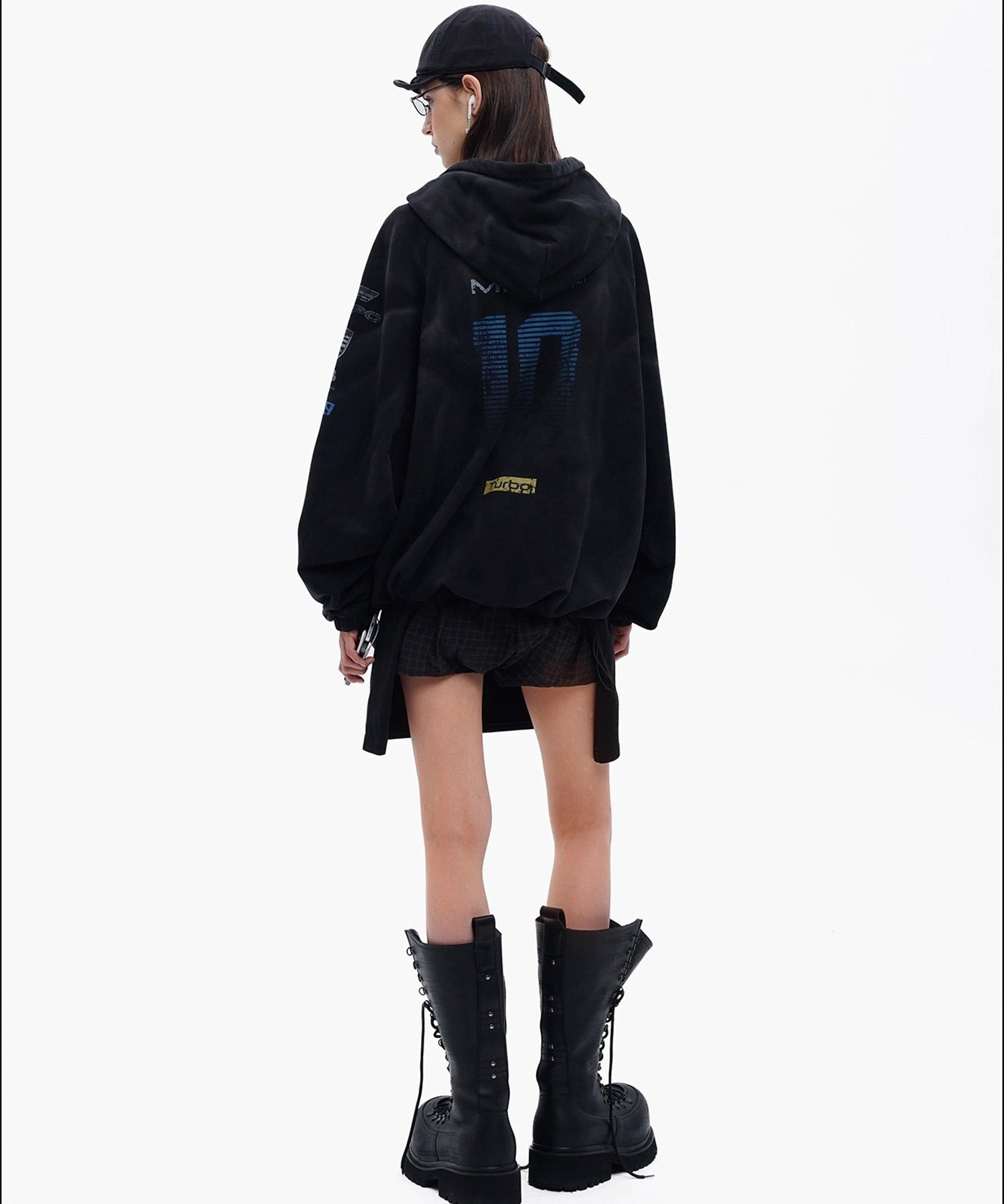 オーバーサイズ レーシングデザイン ZIPパーカー WY6461【MASONPRINCE