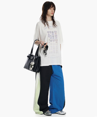 ルーズフィット サイドライン トラックパンツ XXK4318【MASONPRINCE】【2025SS】