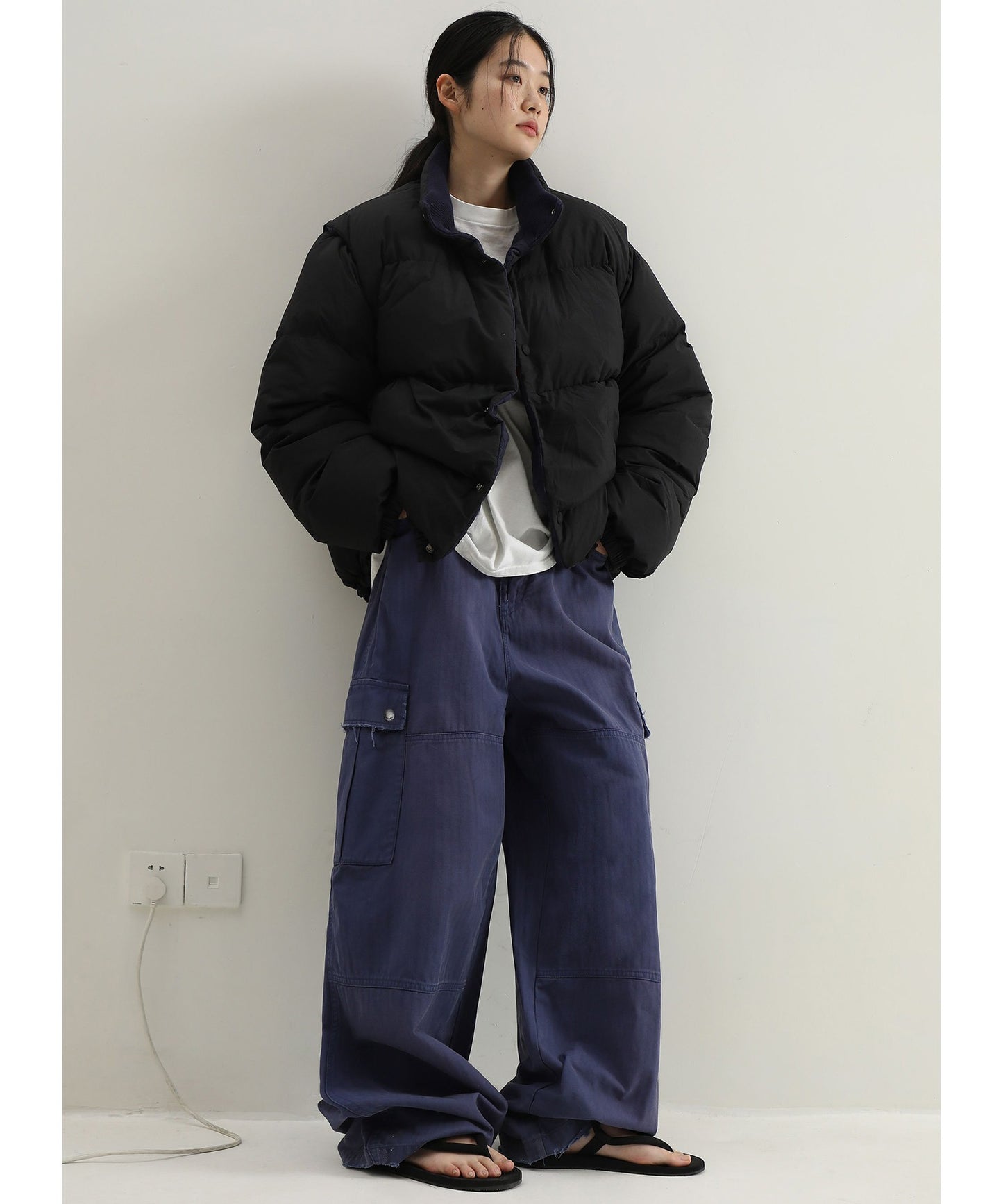 【SALE 30%OFF_特別価格適用※カートに入れるとセール価格が適用されます※】ルーズフィット サイドポケット カジュアルパンツ XXK4323【MASONPRINCE】【2025SS】