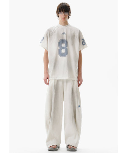 ルーズフィット シンプルロゴ スウェットパンツ XXK4329【MASONPRINCE】【2025SS】