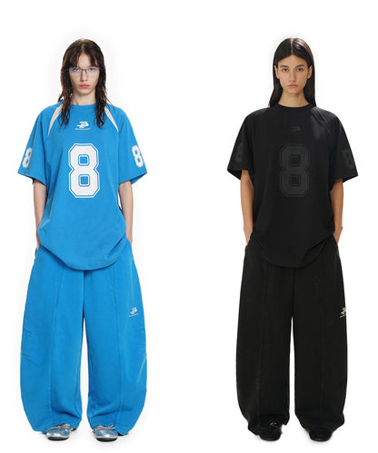 ルーズフィット シンプルロゴ スウェットパンツ XXK4329【MASONPRINCE】【2025SS】