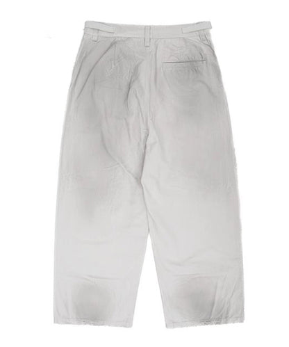 ルーズフィット サイドベルト スプレー加工 シミターパンツ XXK4340【MASONPRINCE】【2025SS】