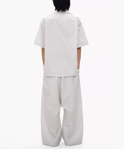 ルーズフィット ストライプ パジャマ風 パンツ XXK4343【MASONPRINCE】【2025SS】