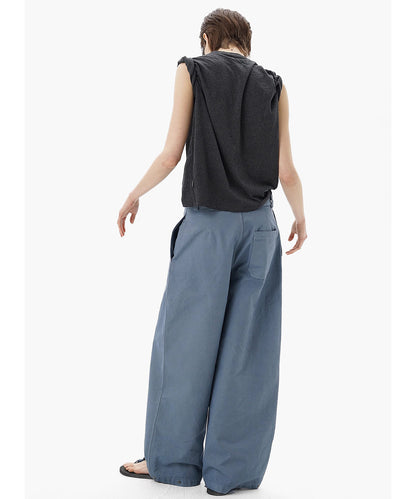 ルーズフィット コットン シミターパンツ XXK4347【MASONPRINCE】【2025SS】