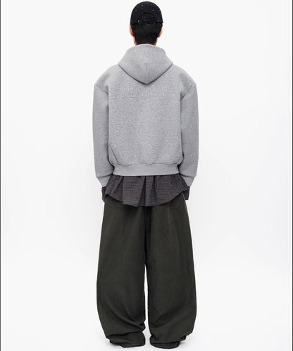 ルーズフィット ダブルプリーツ コットンワークパンツ XXK4359【MASONPRINCE】【2025AW】