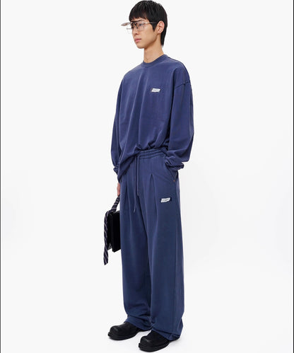 ルーズフィット 手書きロゴプリント スウェットパンツ XXK4362【MASONPRINCE】【2025AW】