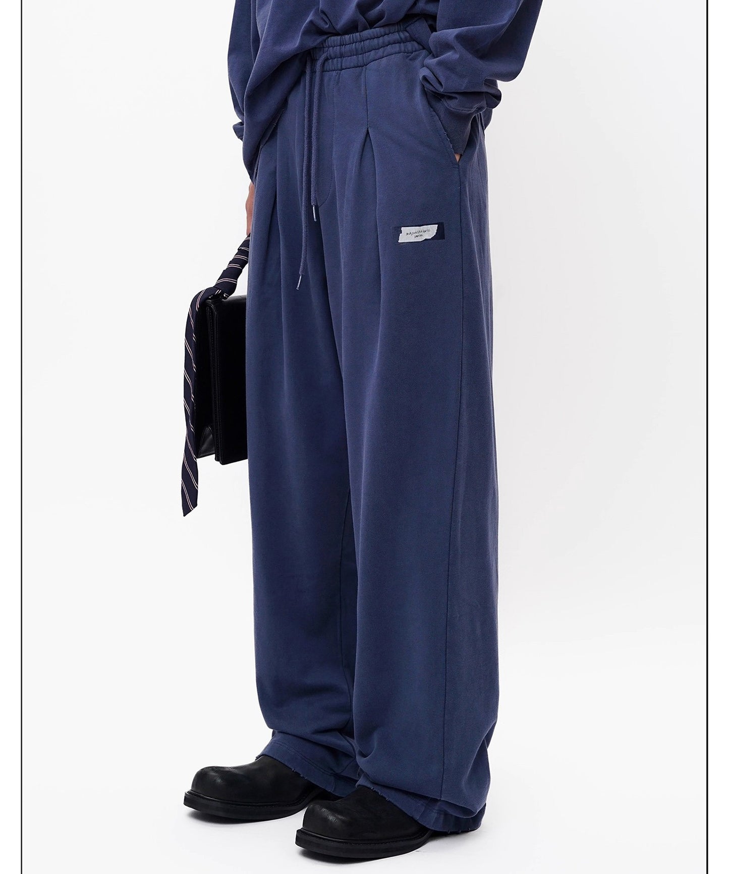 ルーズフィット 手書きロゴプリント スウェットパンツ XXK4362【MASONPRINCE】【2025AW】