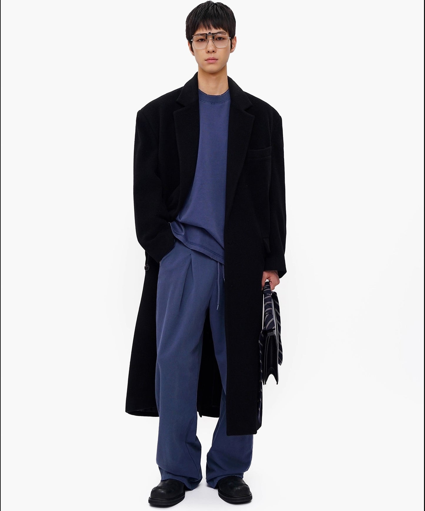 ルーズフィット 手書きロゴプリント スウェットパンツ XXK4362【MASONPRINCE】【2025AW】