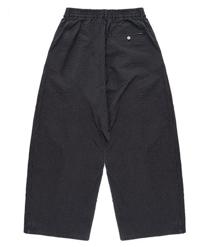 ルーズフィット ダブルプリーツ チェックパンツ XXK4365【MASONPRINCE】【2025SS】