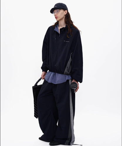 ルーズフィット サイドメッシュ トラックパンツ XXK4375【MASONPRINCE】【2025AW】