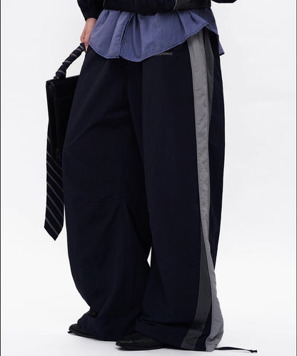 ルーズフィット サイドメッシュ トラックパンツ XXK4375【MASONPRINCE】【2025AW】