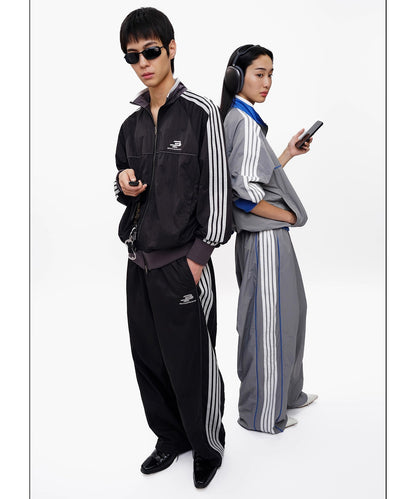 ルーズフィット サイドライン トラックパンツ XXK4376【MASONPRINCE】【2025AW】