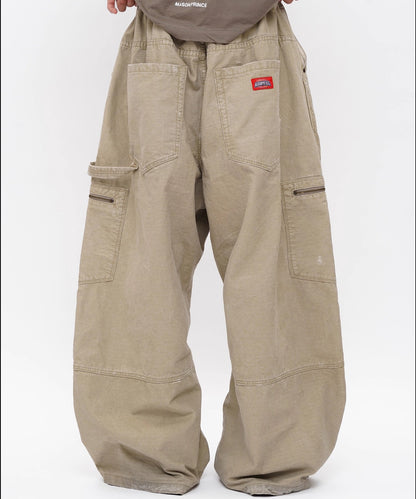 バギーシルエット ダメージ加工 カーゴパンツ XXK4382【MASONPRINCE】【2025AW】